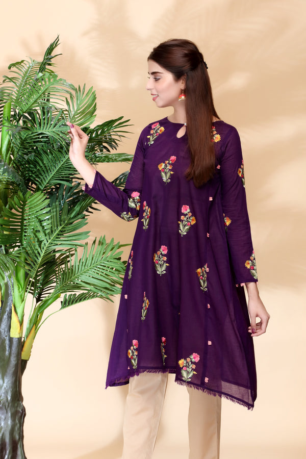ORCHID(Embroidered Frock)