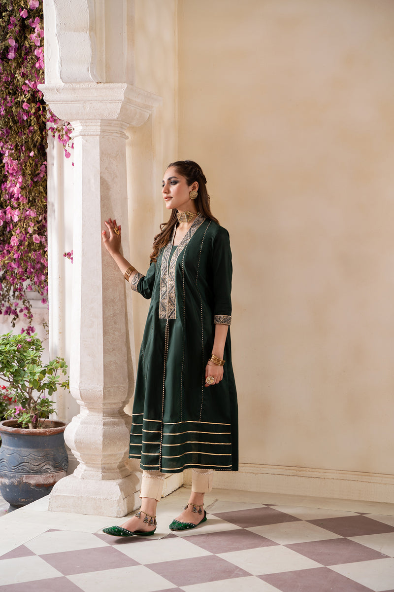 Aafreen(Embroidered Frock)