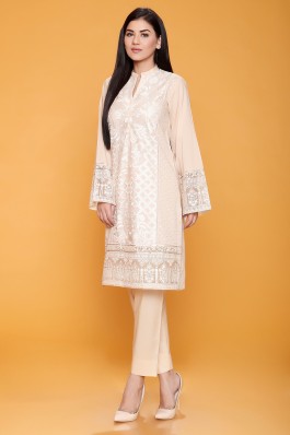 Embroidered Shirt With Trouser & Dupatta